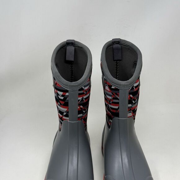 Bogs Classic II Mountain Geo Waterproof Boots Kids Girls Boys Size 4 Gray - Picture 6 of 15